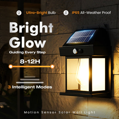 💡 SOLAR WALL LIGHT - Motion Sensor & Weatherproof 🌟🛒