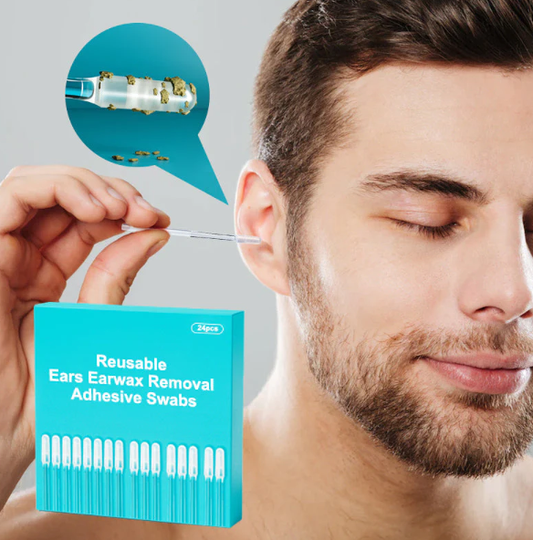 🎄Christmas Promotion 49% OFF🎁Reusable Earwax Removal Adhesive Swabs