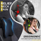 Car seat headrest neck support pillow