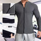 Men's Standing Collar High Stretch Athletic Jacket