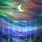Not only projects the Northern Lights, but also plays music, your exclusive party gadget!