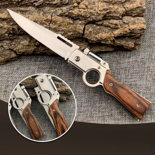 🔥🔥Outdoor Stainless Steel Portable Folding Knife