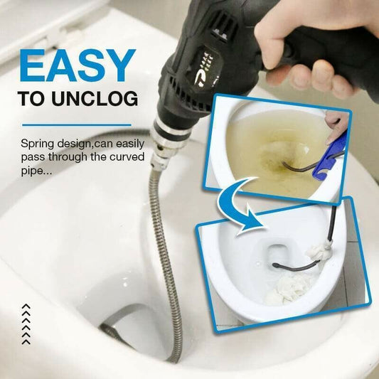 🚽 Electric Drain Dredging Spring – Powerful Unclogging, Flexible Cable & Easy to Operate 🛠️