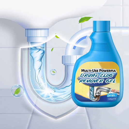 Multi-Use Powerful Drain Clog Remover Gel
