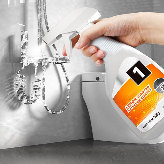 Multi-Functional Stain-Removing Lemon-Scented Bathroom Cleaner Spray