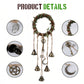 Wreath Witch Lucky Decorative Wind Chimes