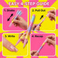 12-Color Nail Art Marker Pen Set