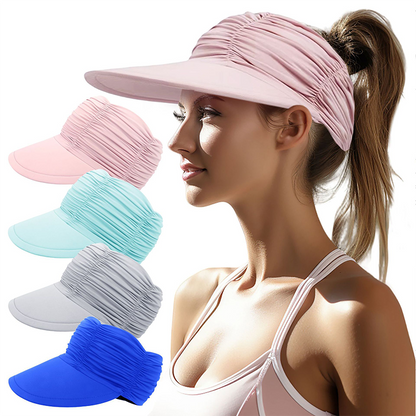 Women's Ruched Sun Visor Hat