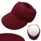 Women's Ruched Sun Visor Hat