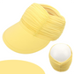 Women's Ruched Sun Visor Hat