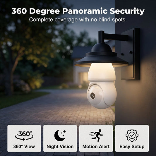 Wireless Light Bulb Security Camera