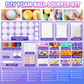 ⏰💞50K+ SOLD! 🧪DIY Squeeze Ball Making Kit – mix colorful clay & sparkling fillers, leak-proof slow-rising fun. No-mess craft for kids! 🎨✅